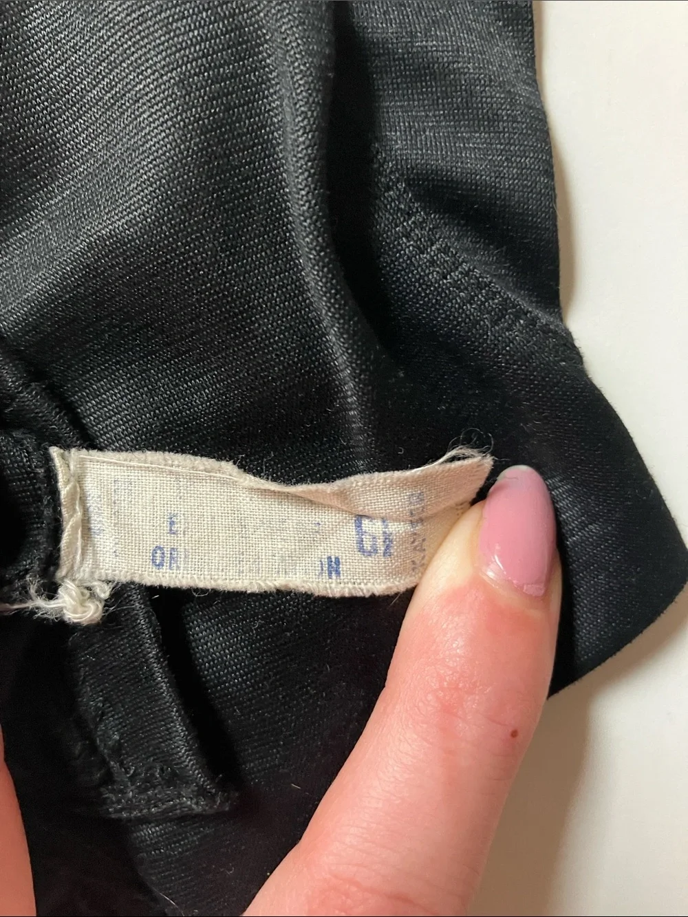 Vintage Kayser Black Dress Gloves 6 1/2